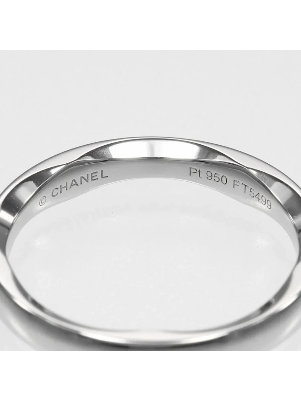 Chanel Camellia Marriage Platinum Ring
